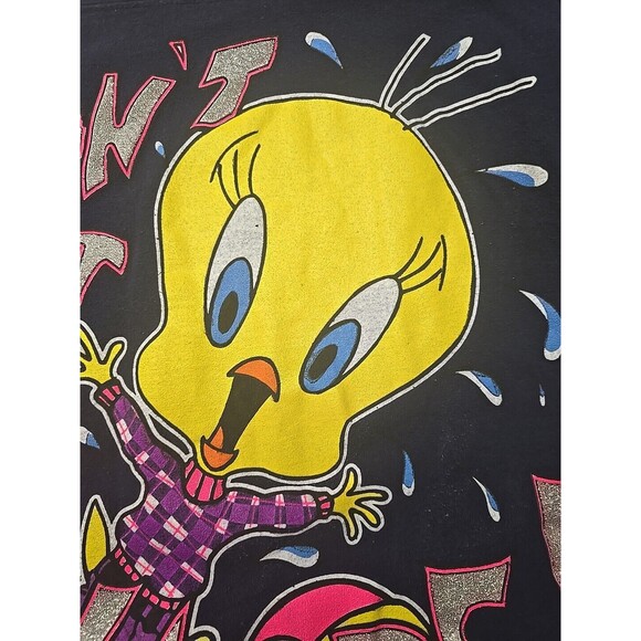 Looney Tunes T Shirt by Freeze, Tweety Bird Size Medium vintage - Picture 10 of 12